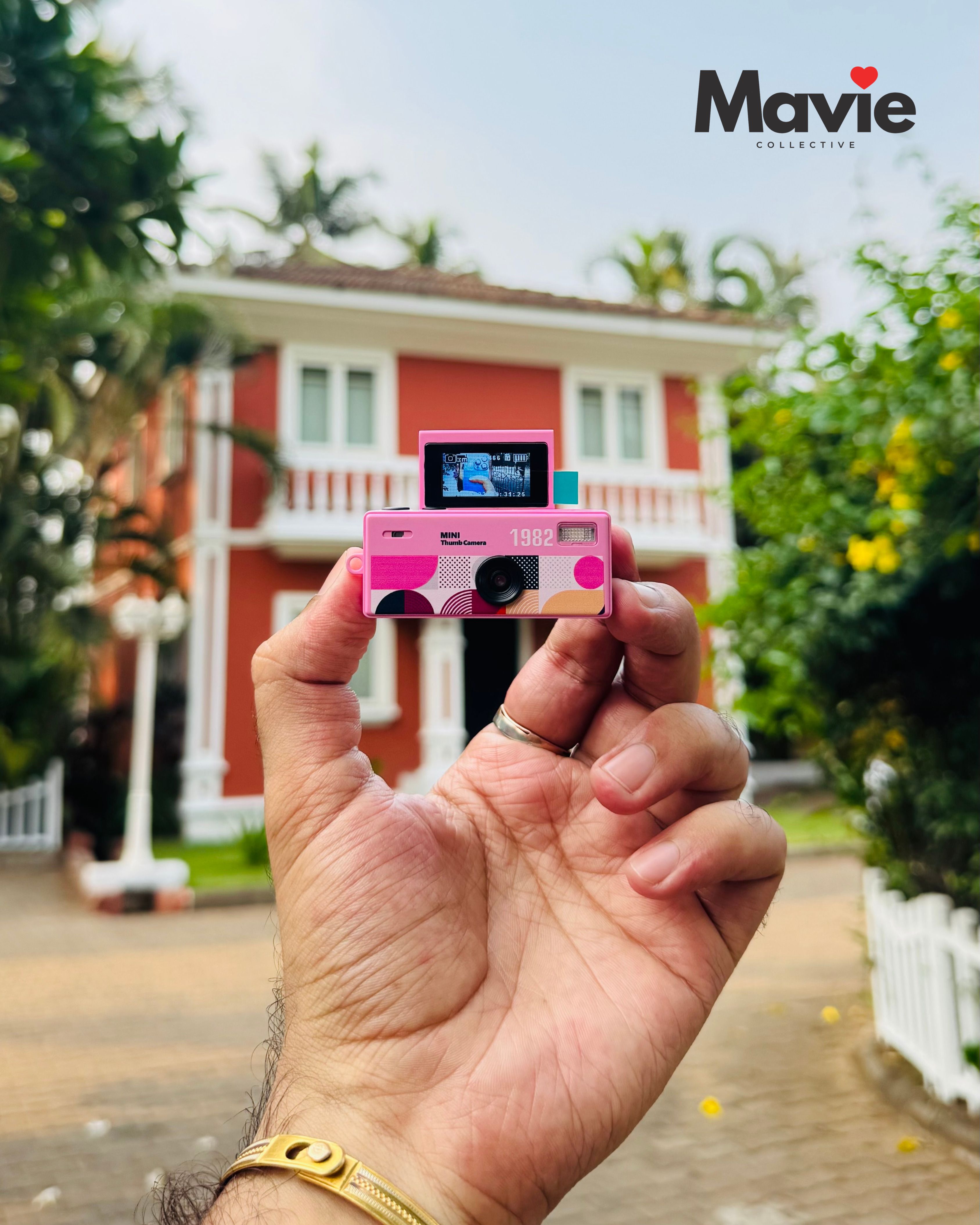 maviecollective Rewind Mini Digital Camera | Pocket Camera with Flip Screen & 1080P HD Retro Camera-image-34