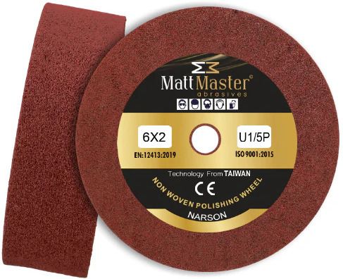 narson group 62NWM Narson Matt Master Non Woven Polishing Wheel Metal Polisher-picture-24