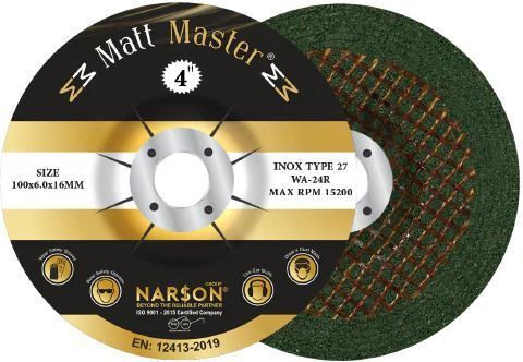 narson group 4 INCH MATT MASTER GRINDING WHEEL 4 INCH MATT MASTER GRINDING WHEEL Metal Polisher-picture-38