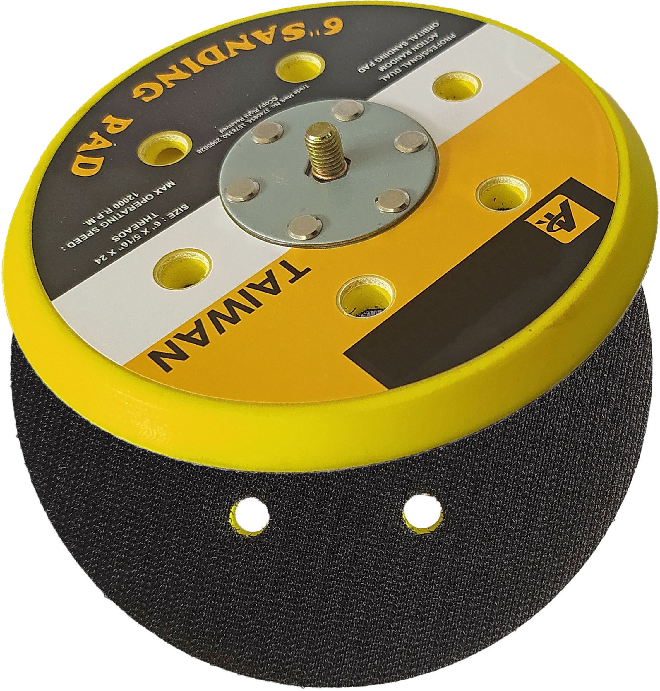 dumdaar new Heavy duty 6inch Dual Action Random Orbital Sanding pad (Pack of 1) Wood Polisher-picture-28