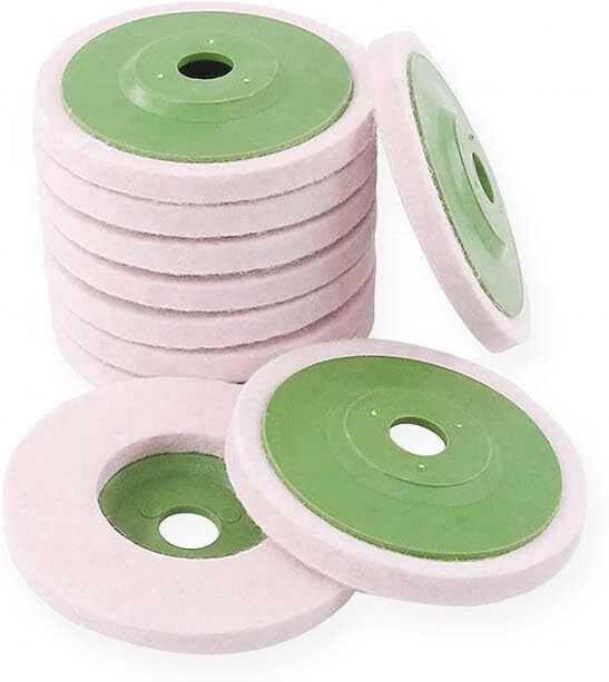 niyzliyz Wool Felt Polishing Wheel 4 Inch | Abrasive Buffing Wheel for Metal, woolfelt Metal Polisher-picture-40