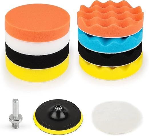 cozyzoro 003 CAR FOAM DRILL BUFFING PAD Vehicle Polisher-picture-1