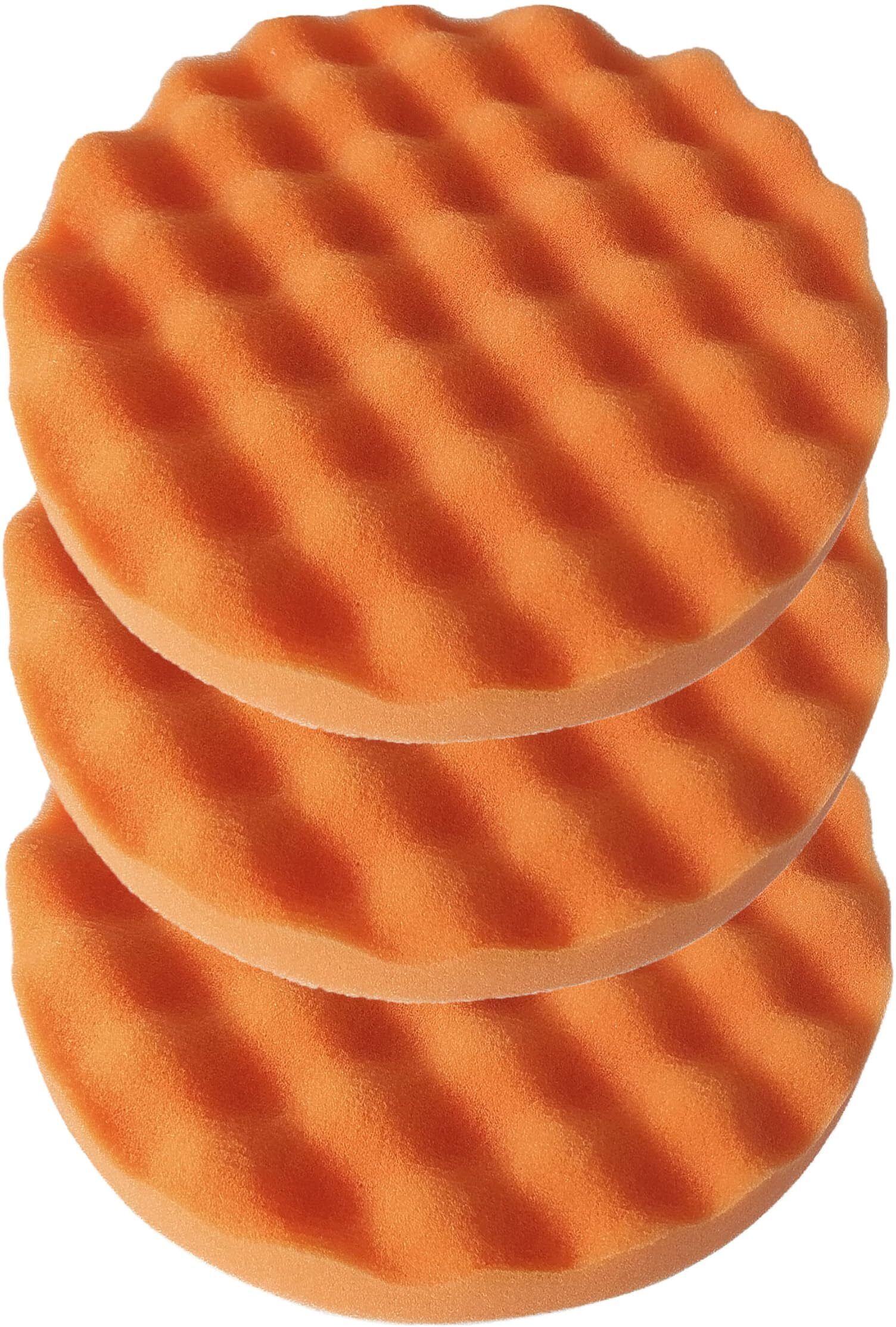 inditrust New Car Clean Polishing Foam (Sponge) Buffing Waxing Pad 7inch ( Pack of 3) Wood Polisher-picture-40