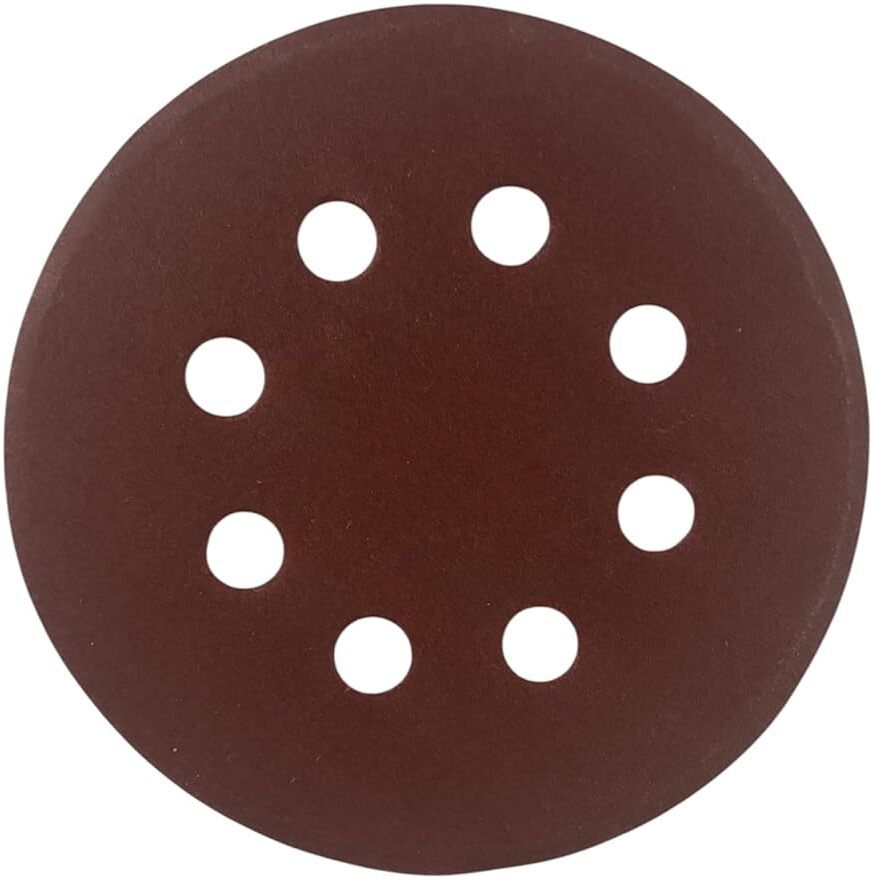 jon bhandari tools Sanding Disc 5 Inch – 8 Hole Hook & Loop Sandpaper for Orbital Sander Sanding Pad for Wood, Metal, Paint, Rust remover 25PCS (5 inch, 320, Extra Fine) Paint Polisher-picture-25