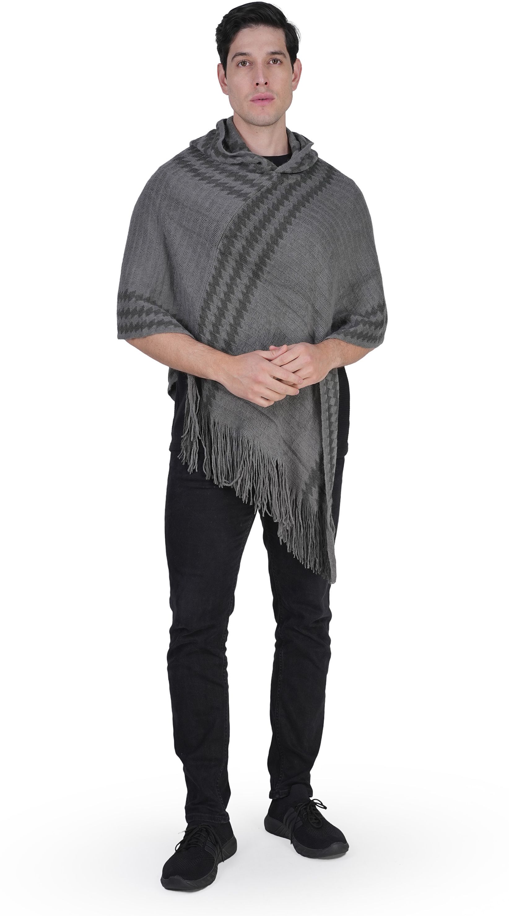 manra Wool Blend Poncho-picture-16