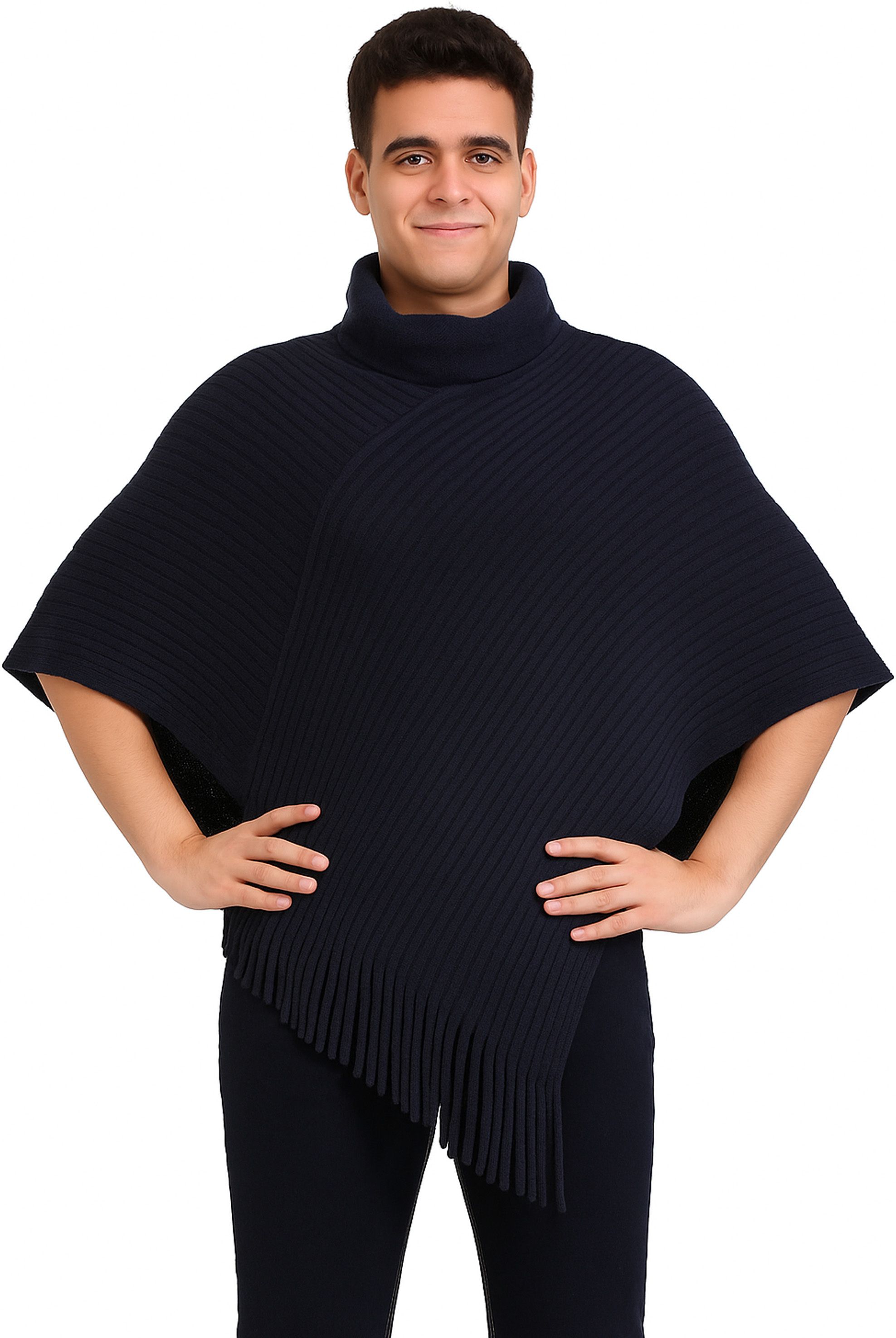 manra Wool Blend Poncho-picture-26