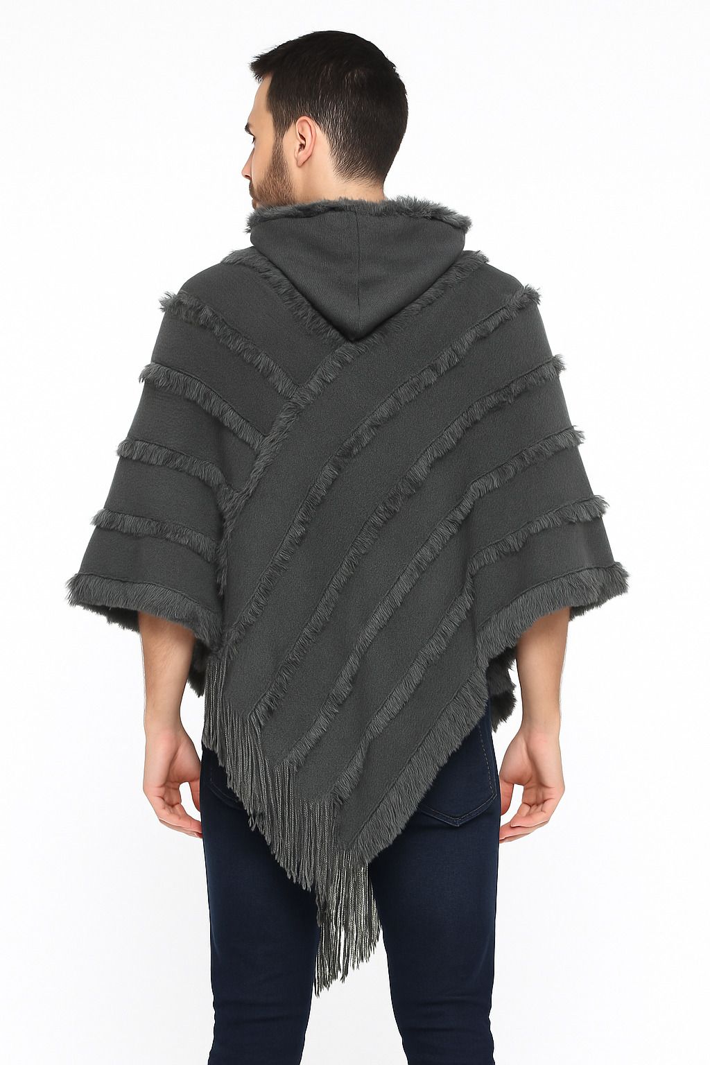 life and style Wool Blend Poncho-picture-23