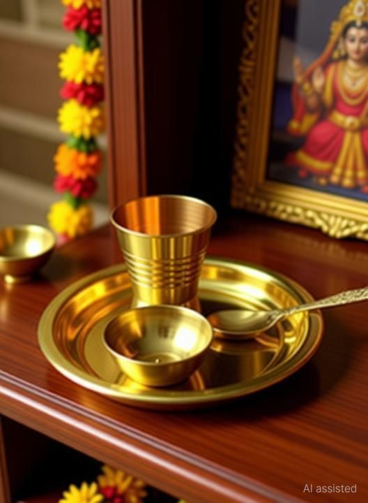 omshivaay Kanha Ji Bhog Bartan Gold-picture-36