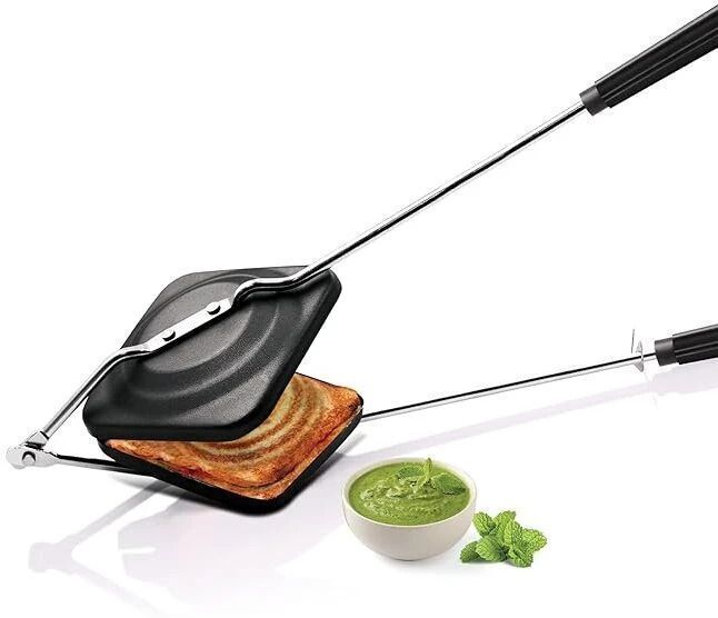 Premium Manual Non-Stick Sandwich Gas Toaster/Sandwich Maker Grill, Toast 200 W Pop Up Toaster