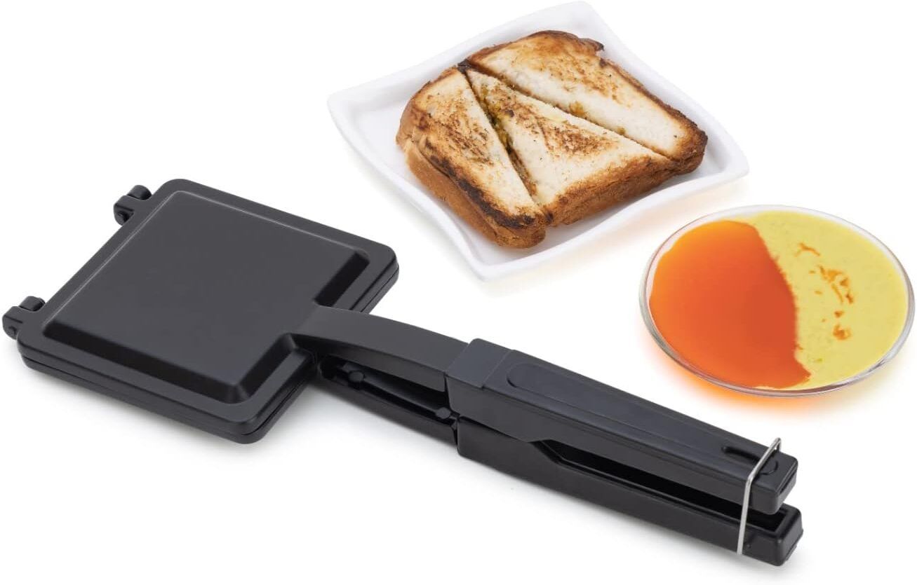 rectitude Best Quality Non-Stick Gas Toaster Compatibility for Griller Sandwich Maker T030 2 W Pop Up Toaster-picture-32