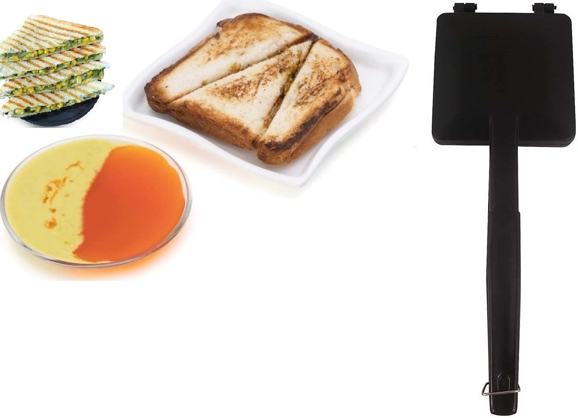 rectitude Best Quality Non-Stick Gas Toaster Compatibility for Griller Sandwich Maker T39 2 W Pop Up Toaster-picture-21