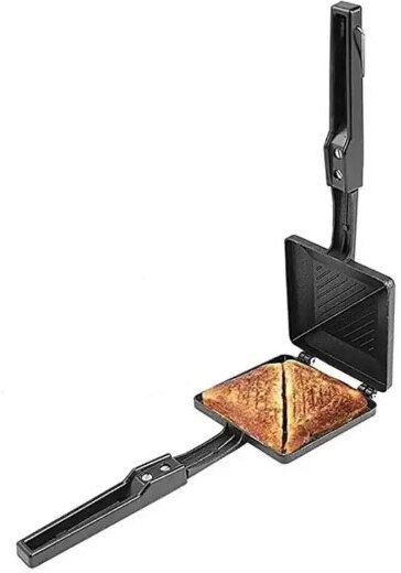 Non Stick Gas Toaster Heavy Toast Non-Stick Sandwich maker with Heat-Resistant 2 W Pop Up Toaster