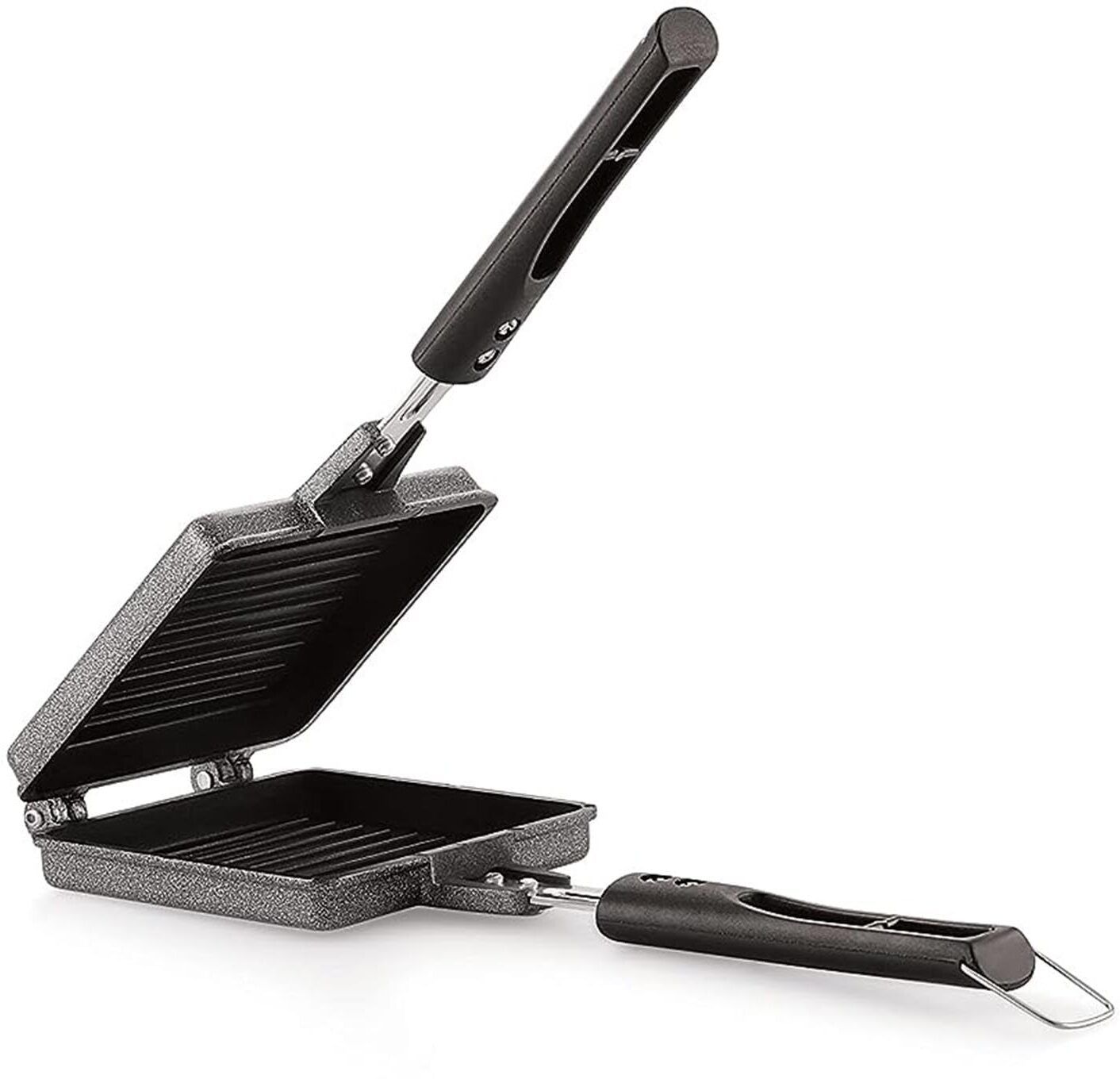 Bread Toaster, Sandwich Maker Griller with bakelite Long Handles 2 W Pop Up Toaster-image-37