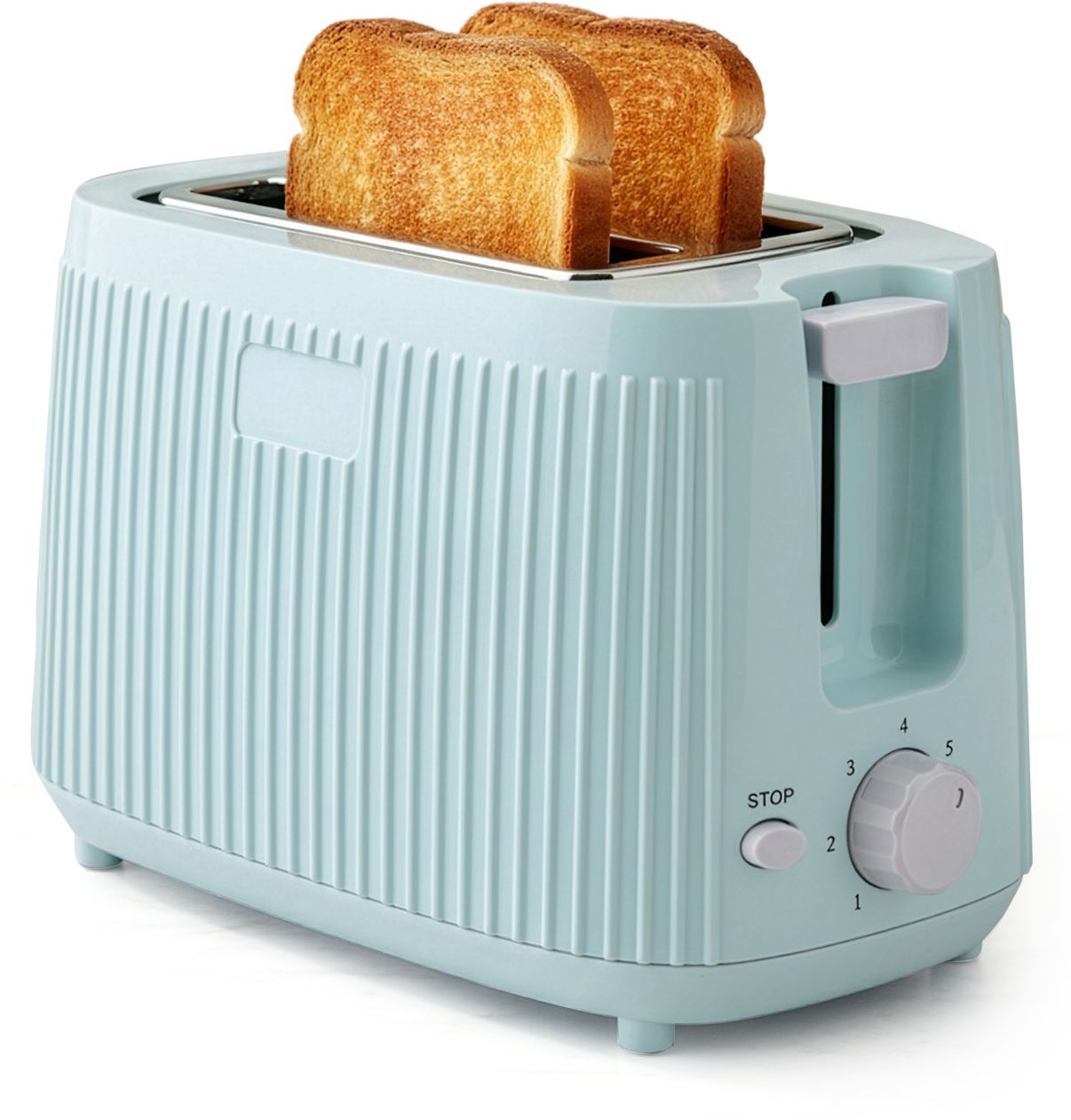 Compact 2‑Slice Pop‑Up Toaster with Lid Cover & Crumb Tray | Cool‑Touch Body 600 W Pop Up Toaster-image-41