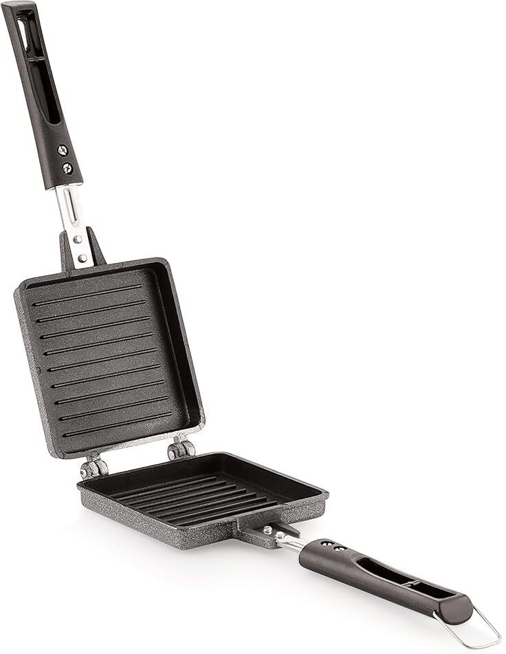 ayushgadgetzone Non-Stick Sandwich Toaster for Gas Stove Double-Coated Non-Stick Toast-picture-11