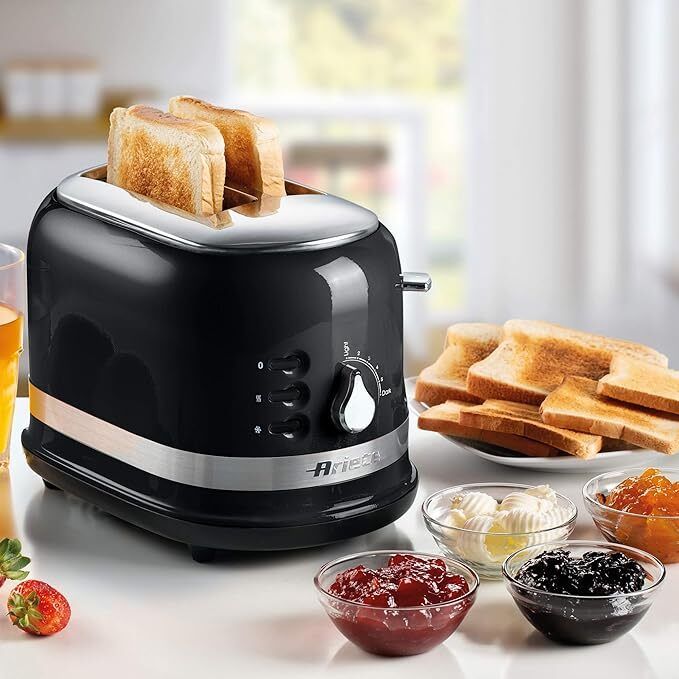 ariete Moderna 0149B 2 Slice Toaster with Sandwich Cages by Delonghi 800 W Pop Up Toaster-picture-12