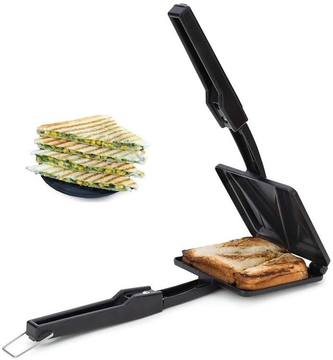 rectitude Best Quality Non-Stick Gas Toaster Compatibility for Griller Sandwich Maker T025 2 W Pop Up Toaster-picture-28