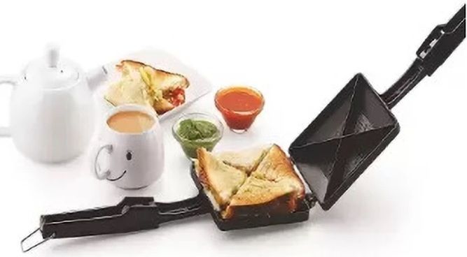 Best Quality Non-Stick Gas Toaster Compatibility for Griller Sandwich Maker T10 2 W Pop Up Toaster-image-46