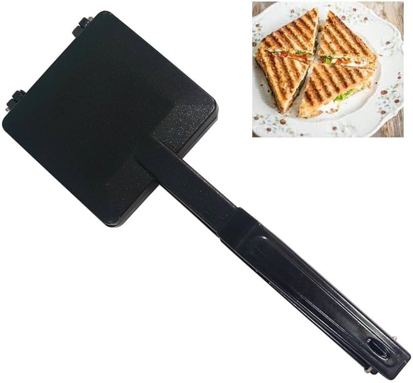 rectitude Best Quality Non-Stick Gas Toaster Compatibility for Griller Sandwich Maker T44 2 W Pop Up Toaster-picture-17