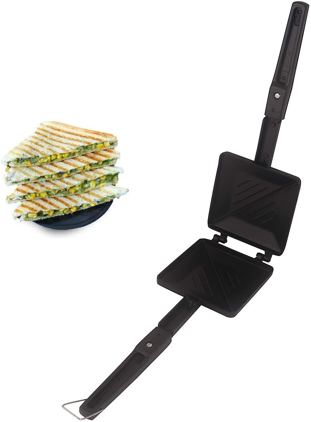 rectitude Best Quality Non-Stick Gas Toaster Compatibility for Griller Sandwich Maker T08 2 W Pop Up Toaster-picture-30