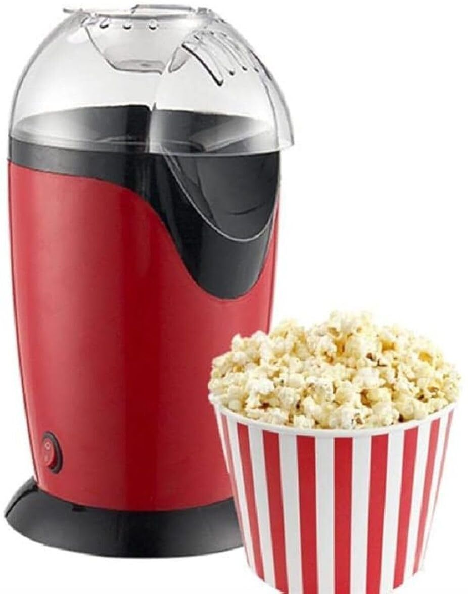 Automatic Instant Hot Air Popcorn Maker Machine with Measuring Cup Carnival Automatic Instant Hot Air Popcorn Maker Machine with Measuring Cup Carnival 300 ml Popcorn Maker