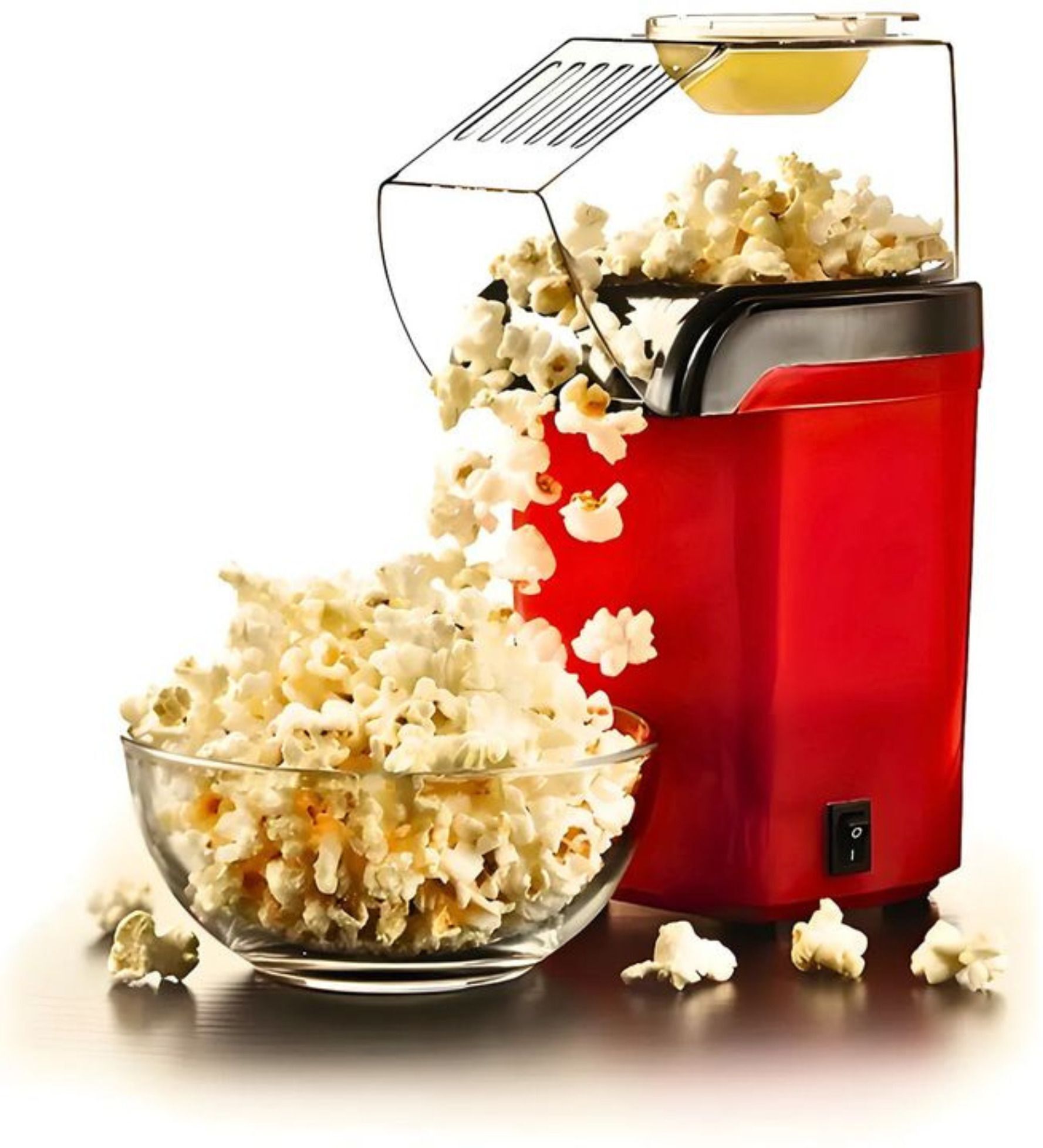 Oil-Free Electric Popcorn Maker Easy & Fun Home Office Snacks for Movie Nights 300 g Popcorn Maker-image-4