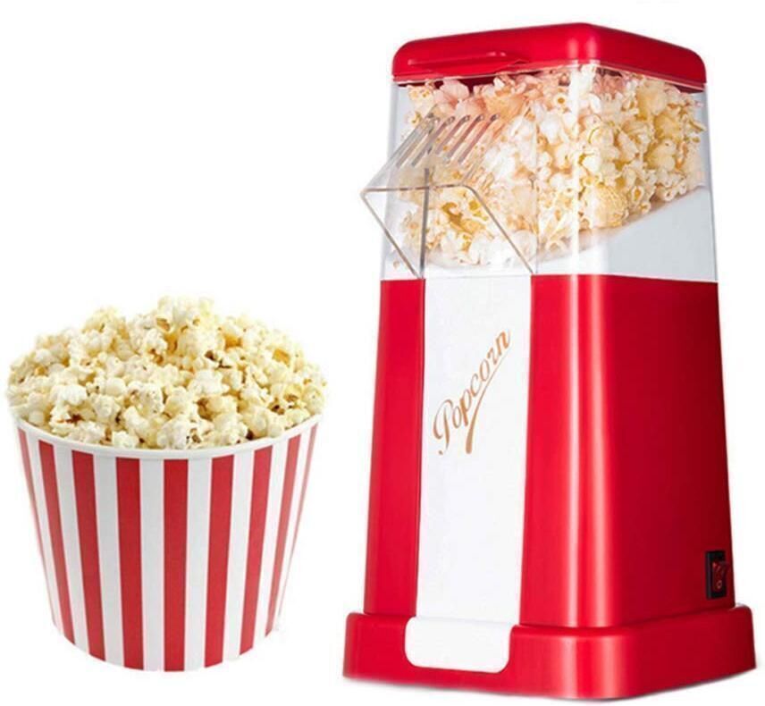 Portable 1200W Electric Automatic Popcorn Popper Machine 500 ml Popcorn Maker-image-0