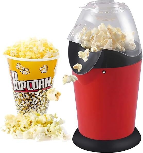 Electric Hot Air Popcorn Maker for Ideal Use at Home - The Best Gift for Family 200 g Popcorn Maker-image-7