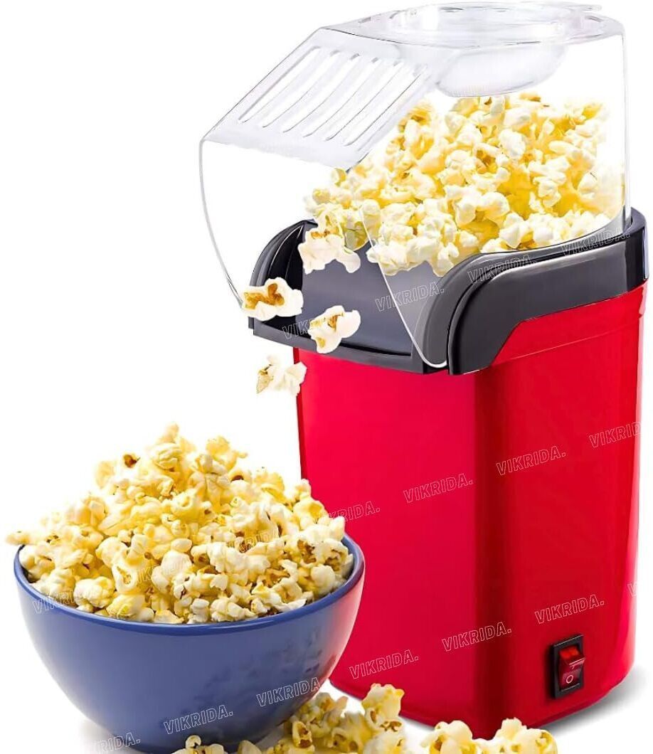 (1 Year Warranty) Hot Air Popper, No oil needed, Healthy and Delicious Snacks Electric Popcorn Maker Machine with 1200W 164 g Popcorn Maker-image-28