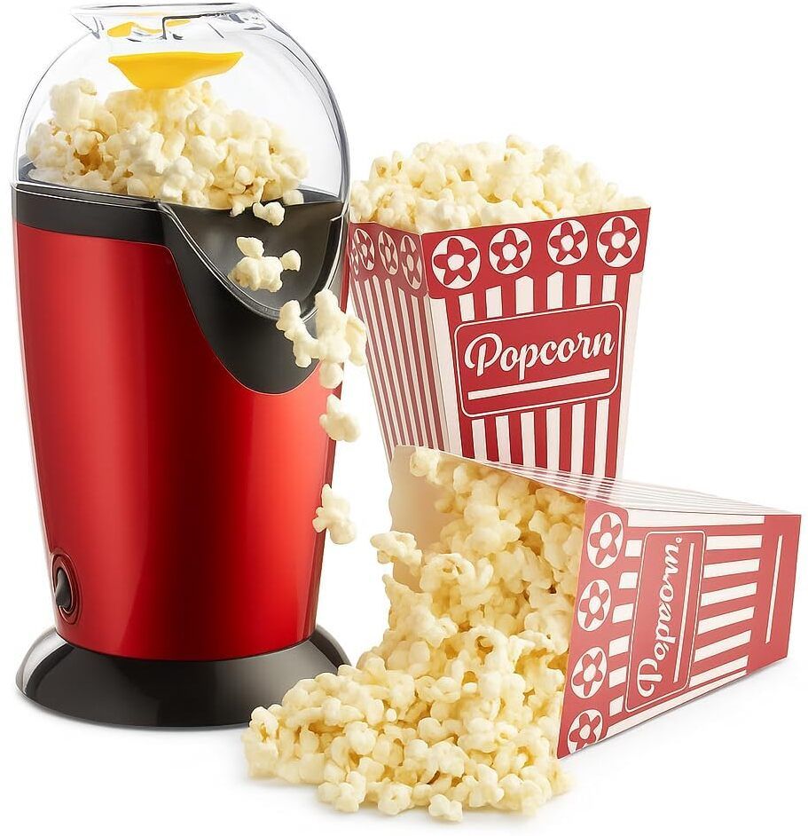 One-Button Operation 1200W Electric Oil-Free Popcorn Maker 1 L Popcorn Maker-image-49