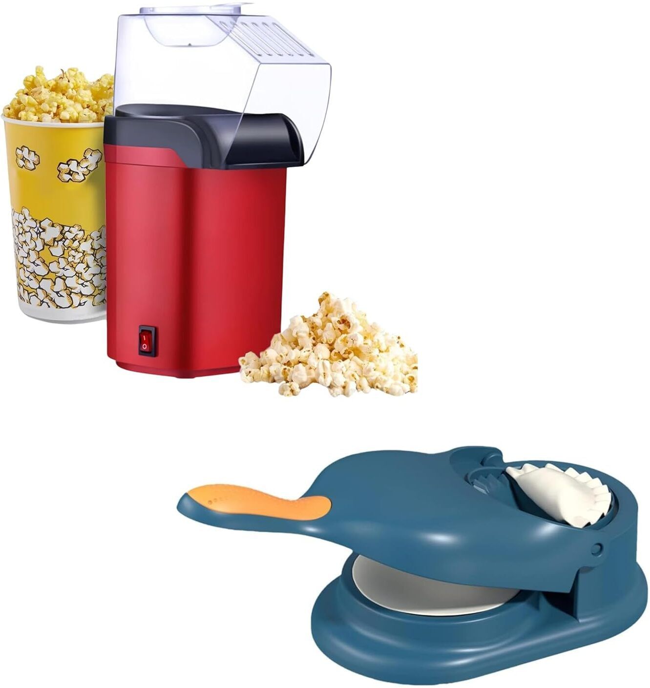 rhobos Electric Popcorn Maker & 2-in-1 Momos Press 0.1 L Popcorn Maker-picture-22