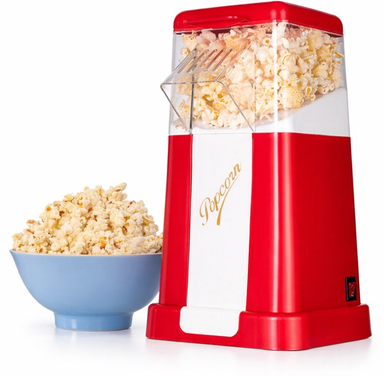 elevea Portable 1200W Electric Popcorn Maker, Oil Free Snack Maker - 15 Years Warranty 200 ml Popcorn Maker-picture-27