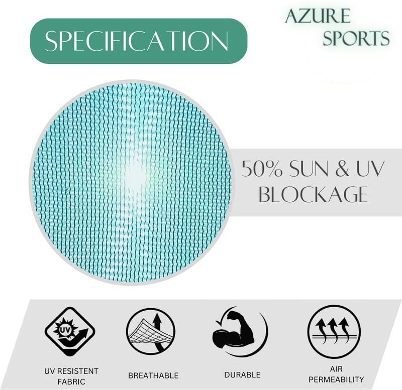 Green Shade Net (10Ft x 20Ft)-50% UV Block multipurpose For Garden/ Pool Net-image-15