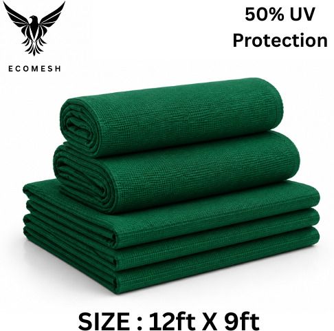ecomesh 12x9 FT 50% Green Shade Net for Garden, Balcony, Plants & Farm Portable Green House-picture-47