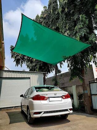 Shade Net 10x50 feet green net 50% UV Block Multipurpose for Garden/Balcony Water Polo Net