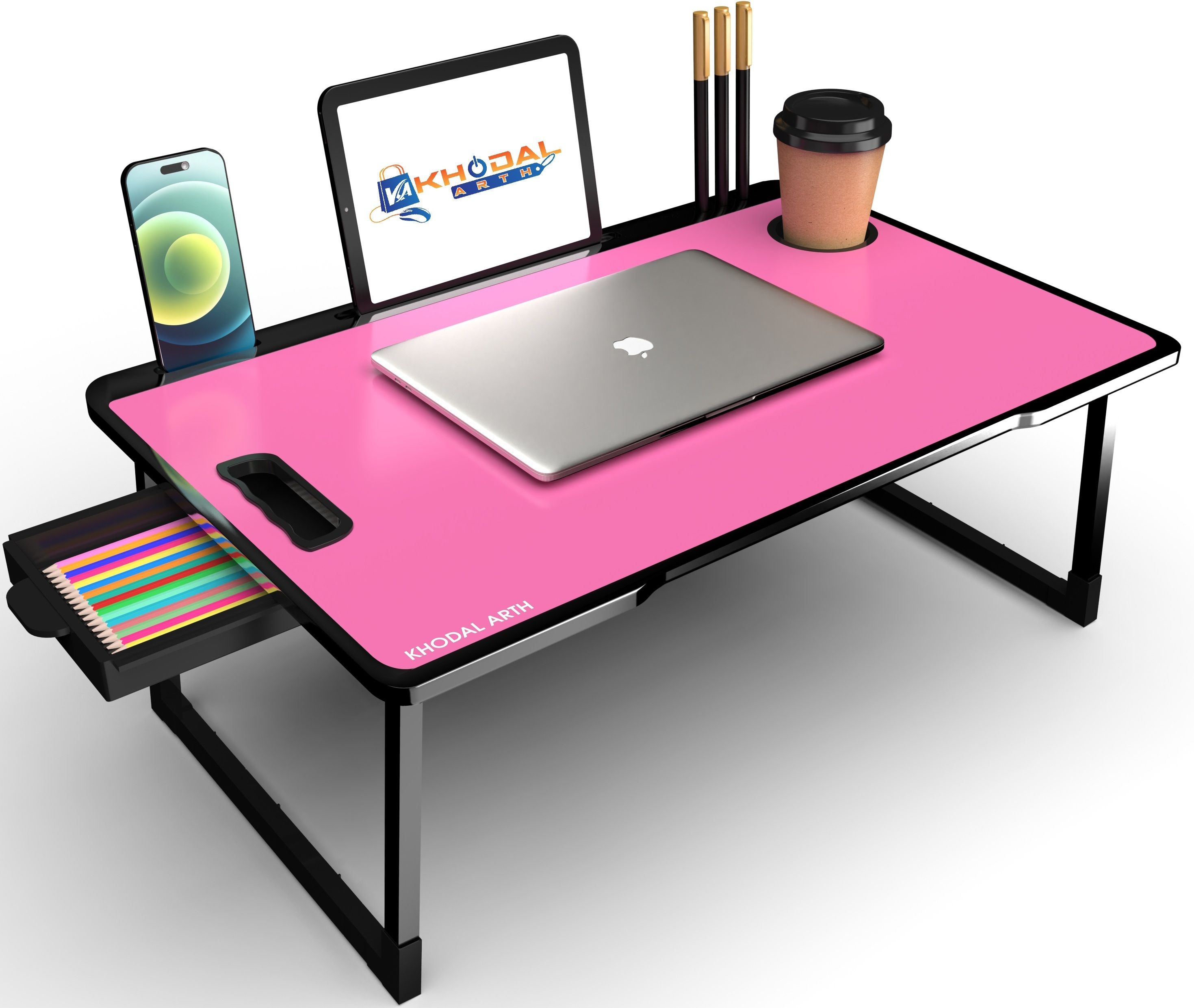 khodal arth Wood Portable Laptop Table-picture-25