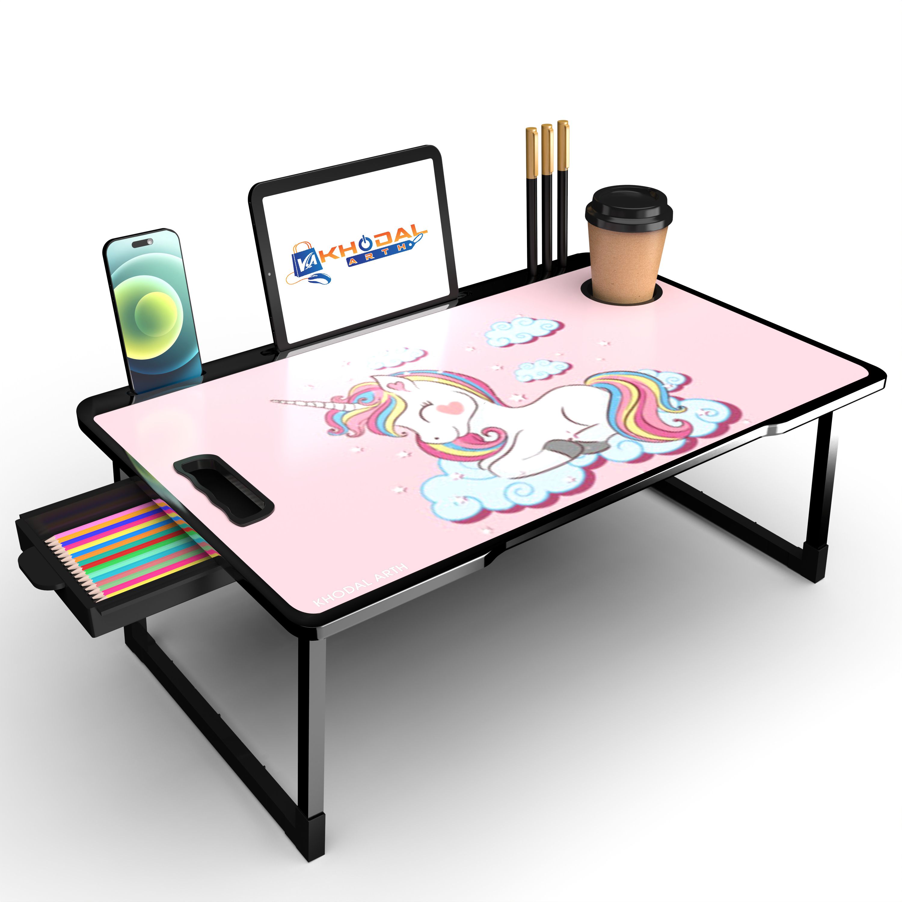 khodal arth Wood Portable Laptop Table-picture-28