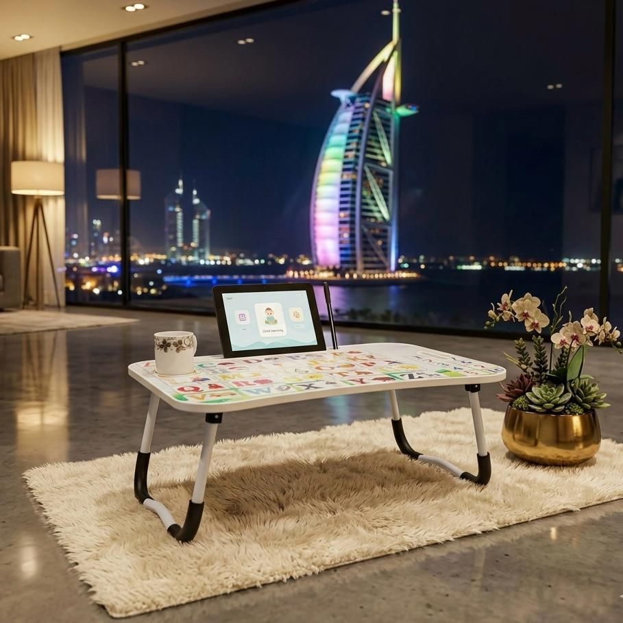 shree hari quality first KIDS PORTABLE LAPTOP TABLE FOR STUDY Wood Portable Laptop Table-picture-40