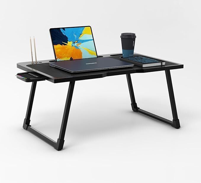 privilon Foldable multipurpose Table Wood Portable Laptop Table-picture-20