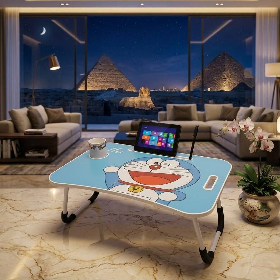 wood portable and foldable study table for kids wood portable laptop table