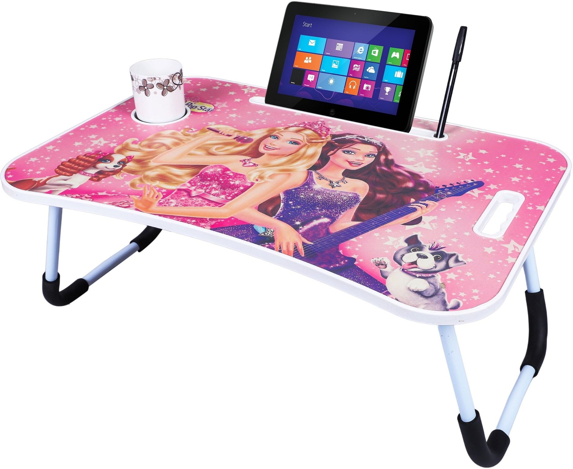 Protable Foldable Table for Study & Work, Best for Work Home Wood Portable Laptop Table-image-42