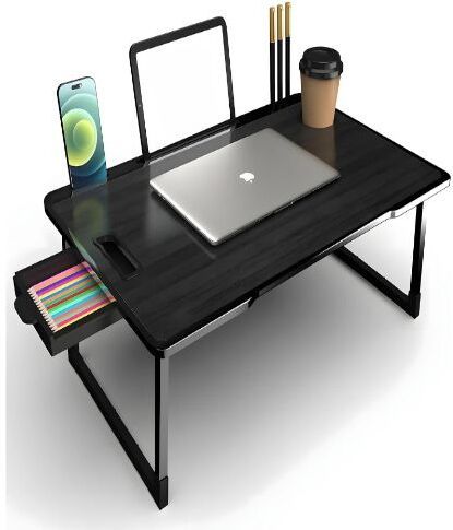 omlaa C Biding Black Wood Portable Laptop Table-picture-24