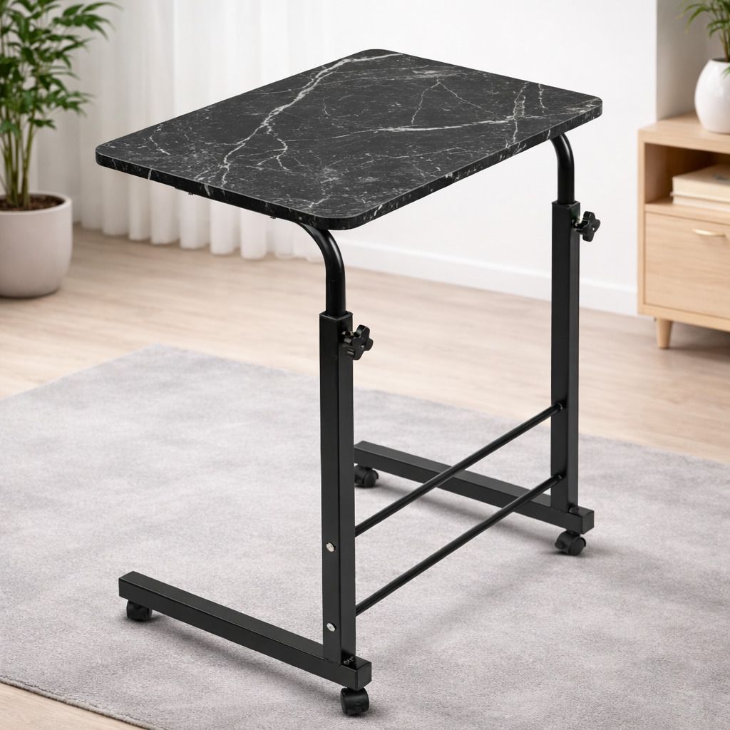 virovia Adjustable Laptop Table | Study Table | Portable Laptop Desk for Home & Office Wood Portable Laptop Table-picture-10