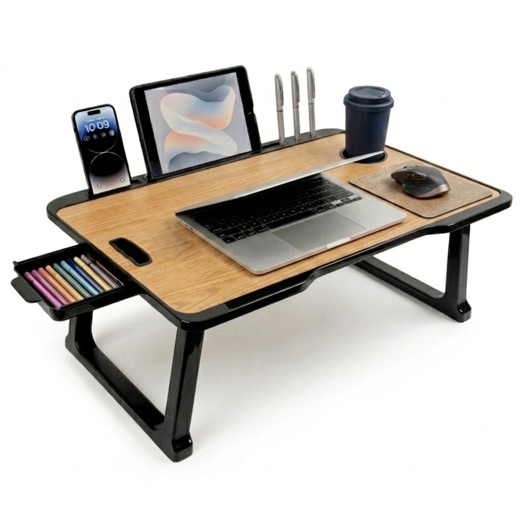 furnigully Wood Portable Laptop Table-picture-0