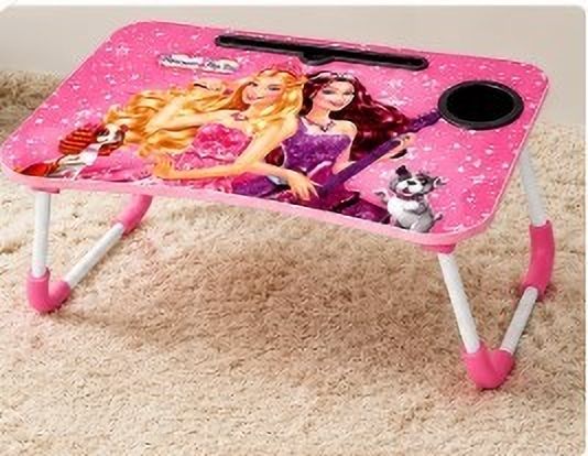 multipurpose foldable with cup holder , study & laptop table wood portable laptop table