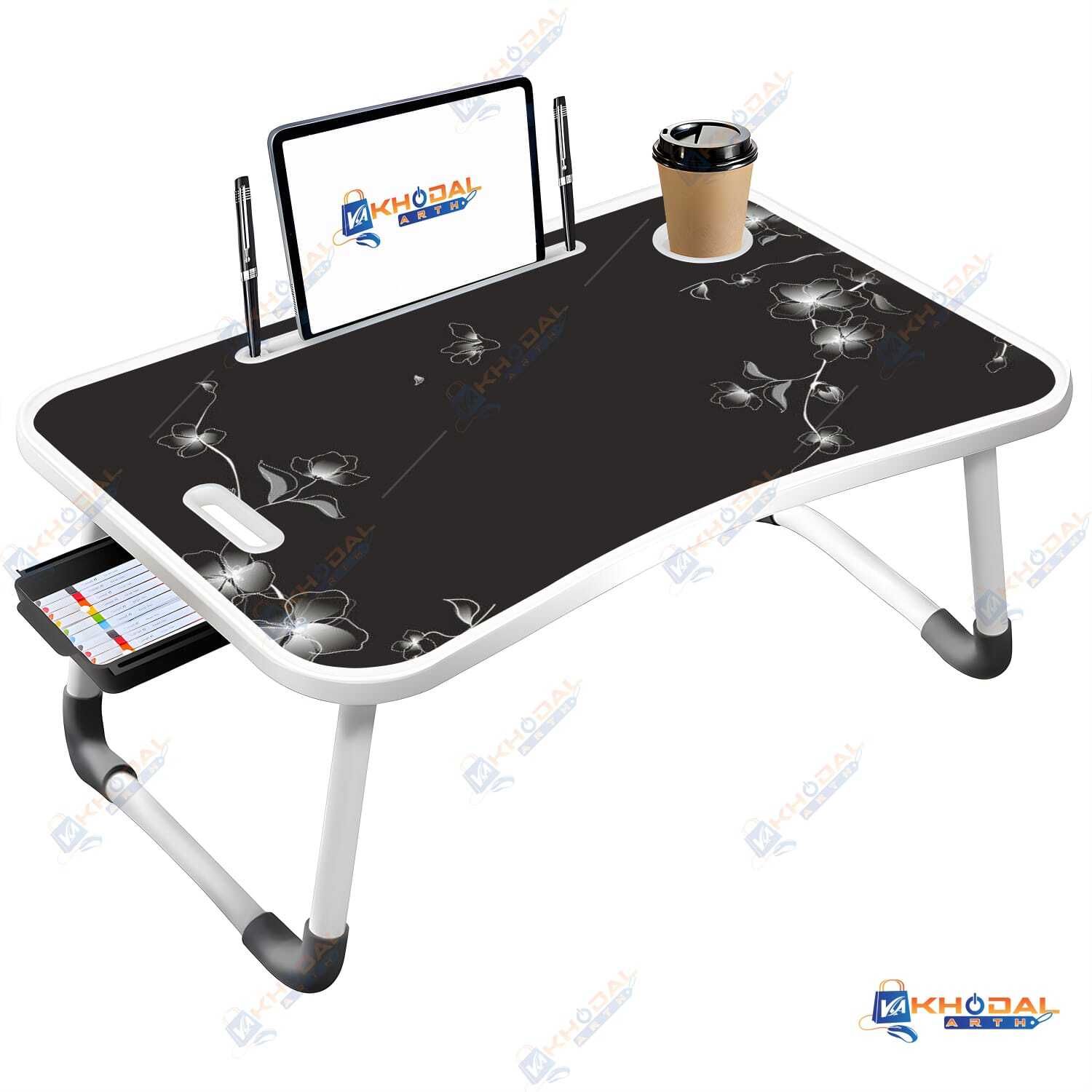 BLACK FLOWER US BIDING Plastic Portable Laptop Table-image-47