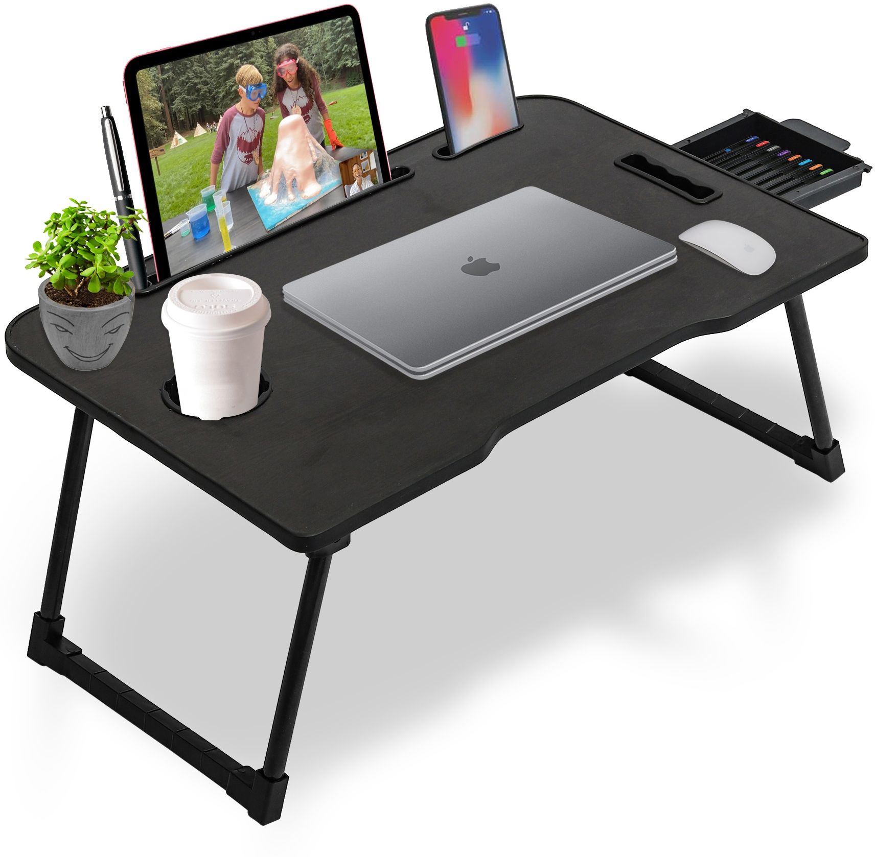 decorange Foldable multipurpose Table Wood Portable Laptop Table-picture-24