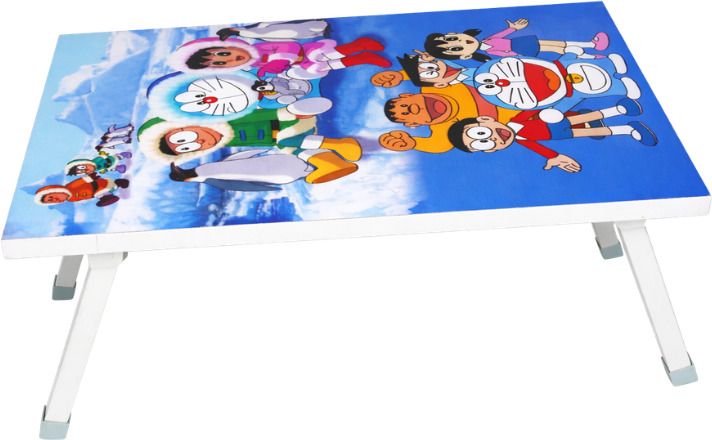 3shub Foldable All-in-One Study Table for Kids & Adults (58*40cm) Wood Portable Laptop Table-picture-43