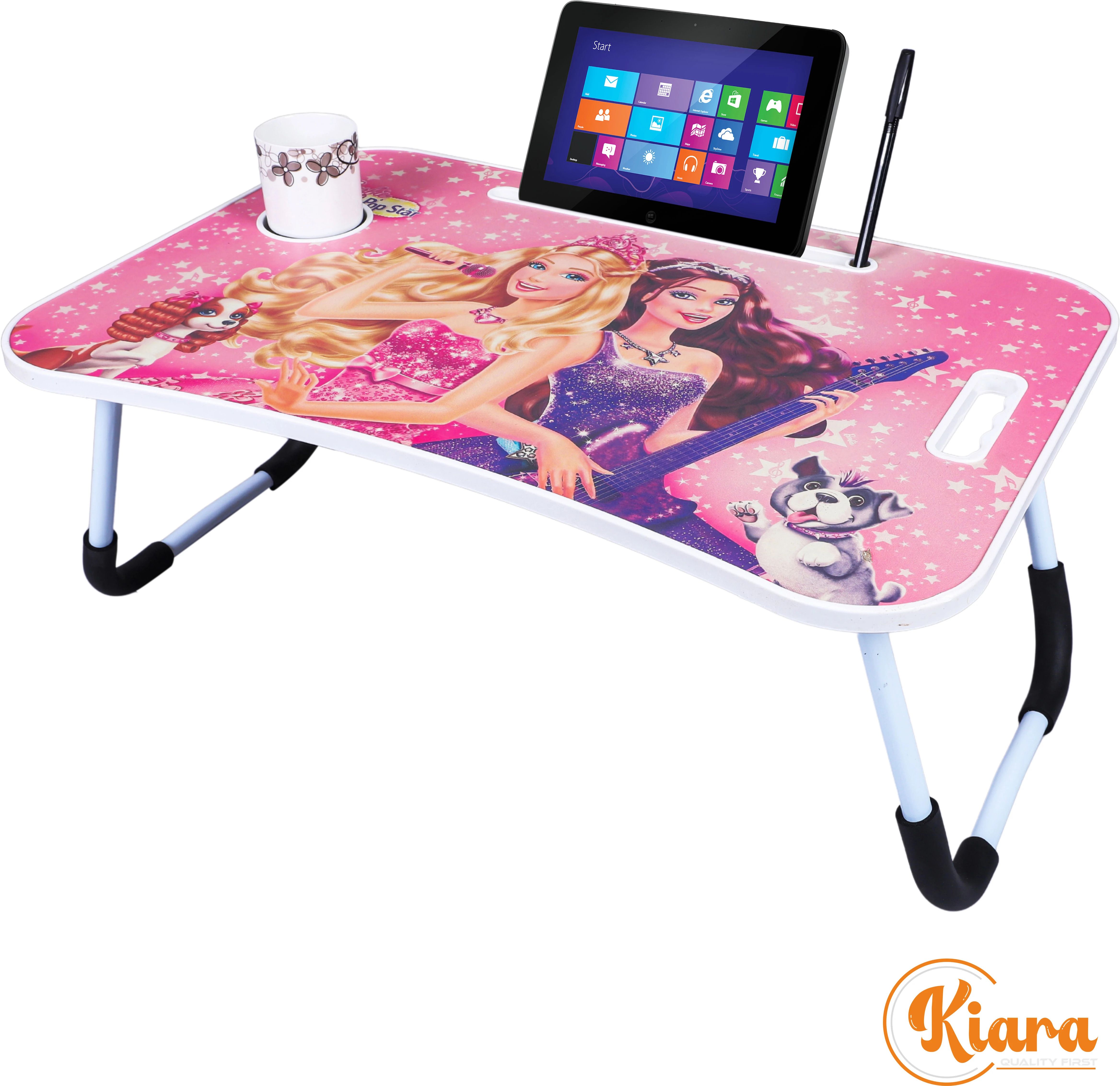 Kids Foldable Table For Study & Work, Best for Work Home Wood Portable Laptop Table