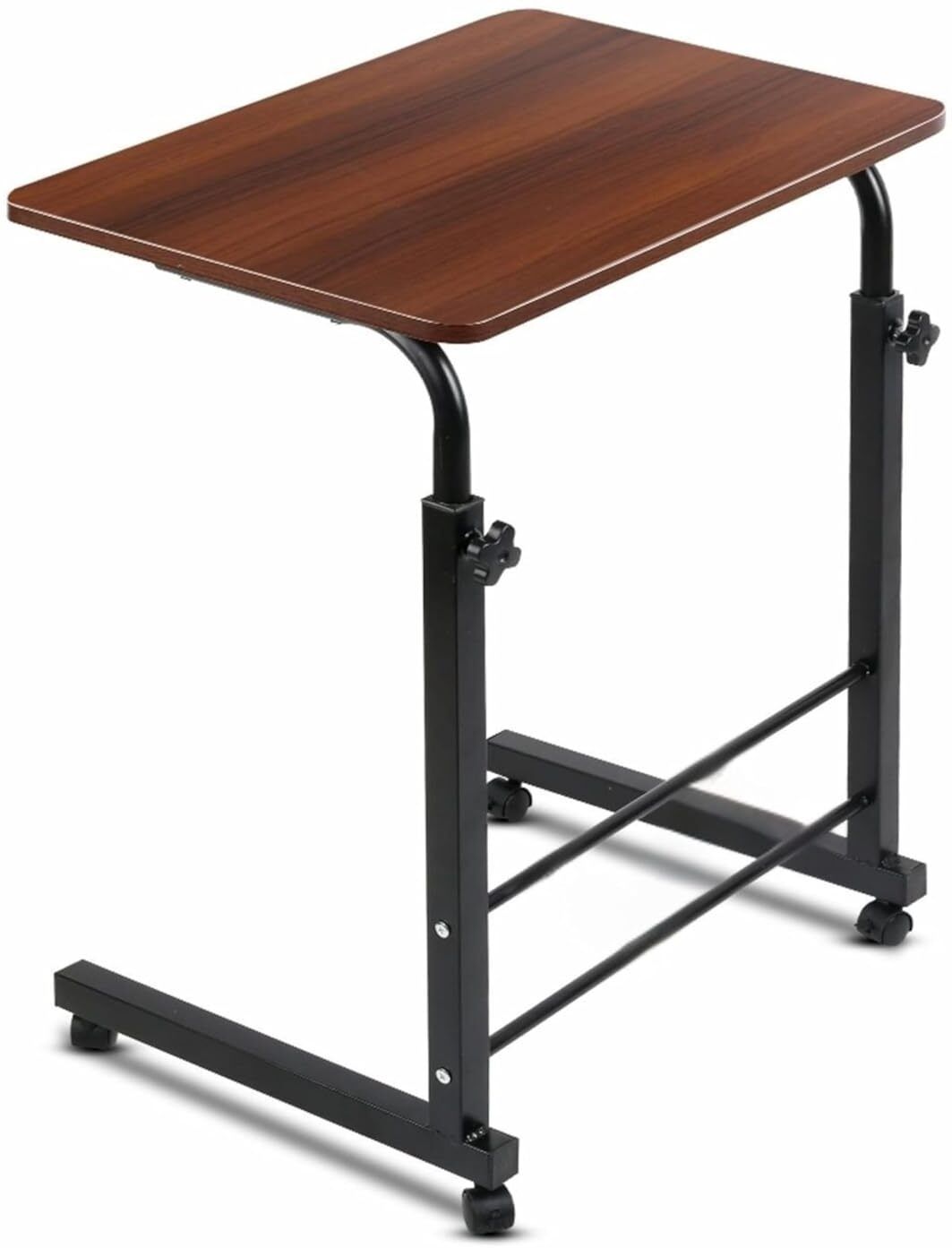 Height Adjustable Laptop Table with Wheels Portable Study Desk for Home Office Wood Portable Laptop Table-image-24